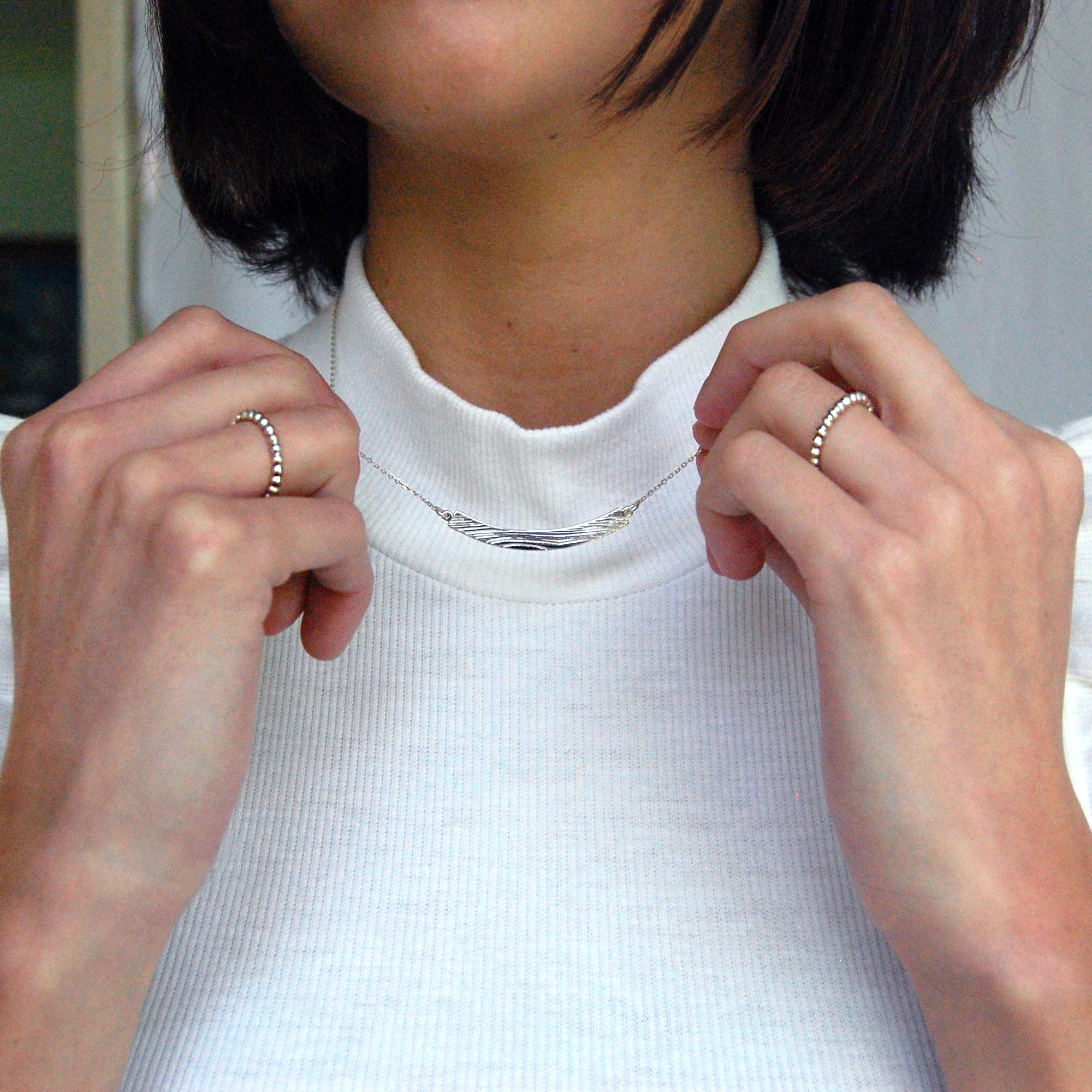Accesorios de moda plata mexicana ringstack
