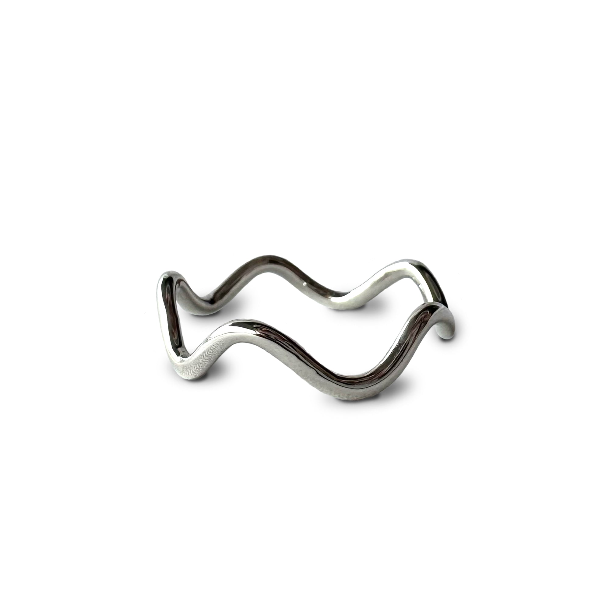 Anillo Ondas Plata de Ley Delgado Taxco