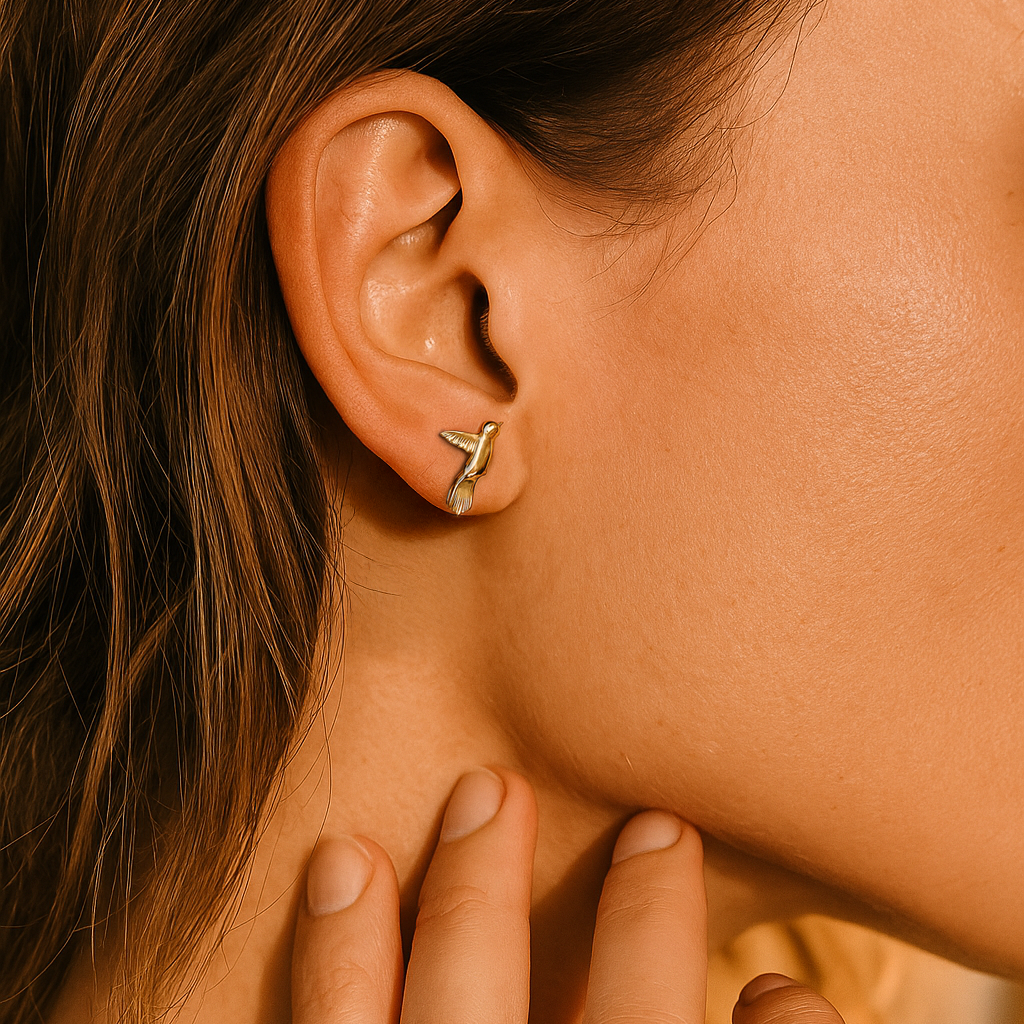 Aretes Colibri Pajaro Mexico Artesanal