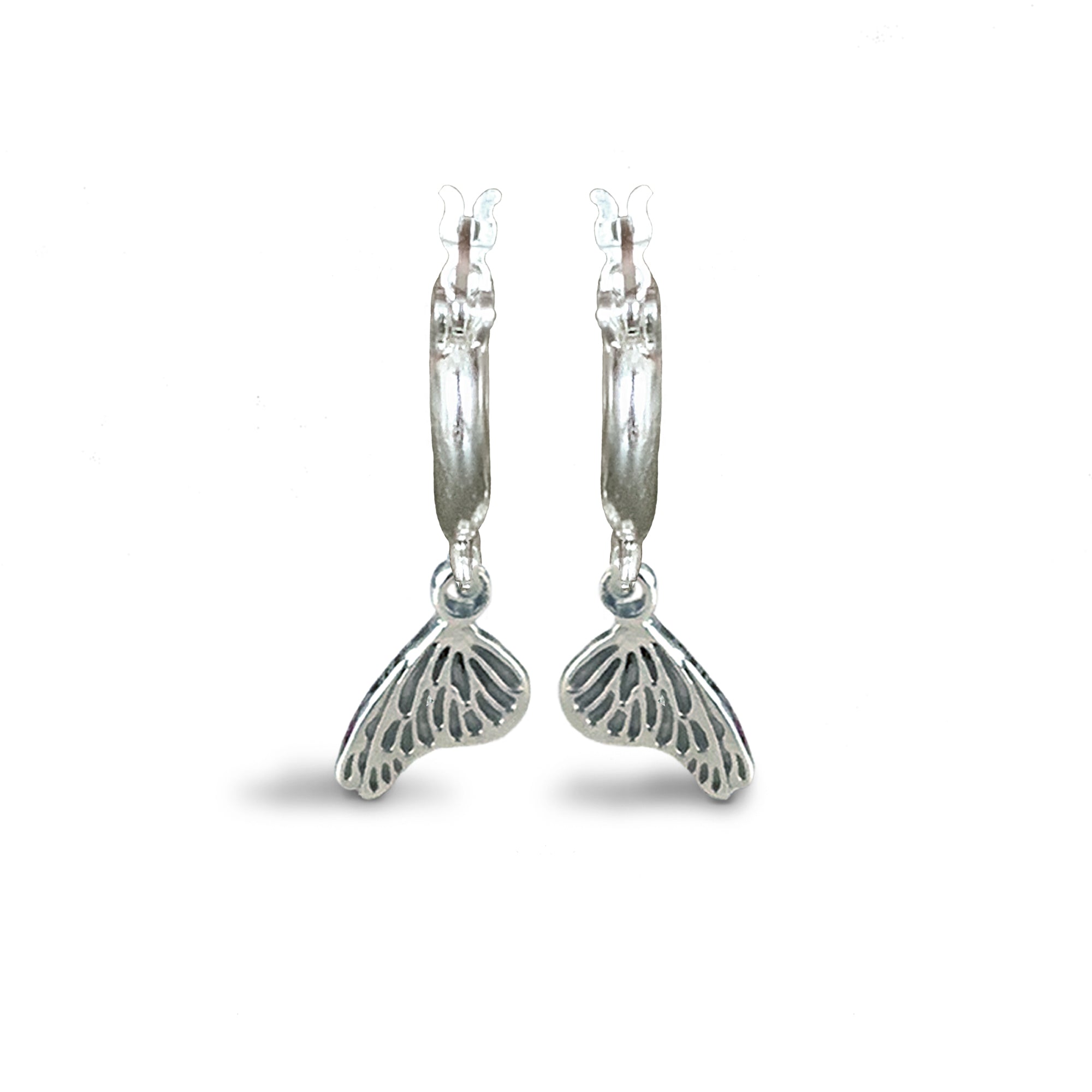 Mini Arracadas Monarca Plata