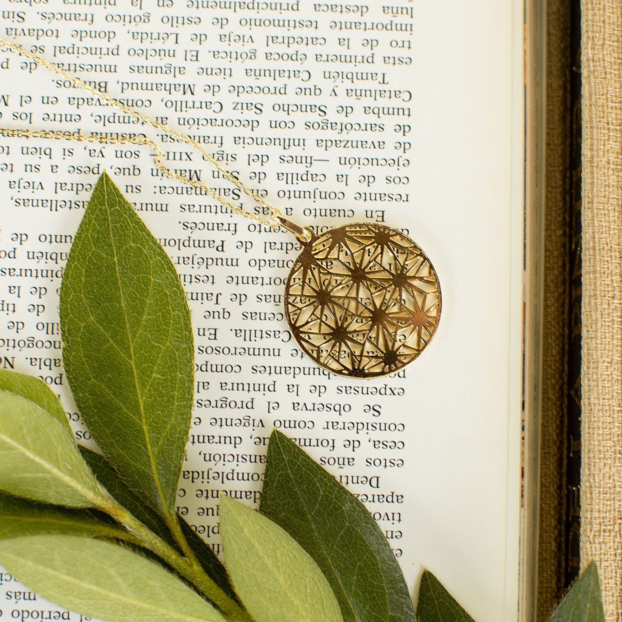 Collar Cactus Acuña Dorado