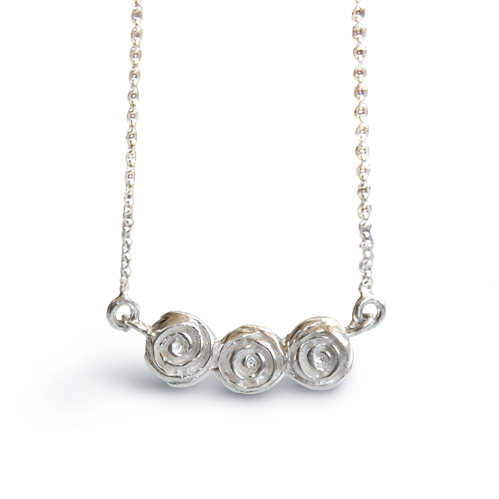 Collar Flores de Plata Frida Kahlo Joyeria