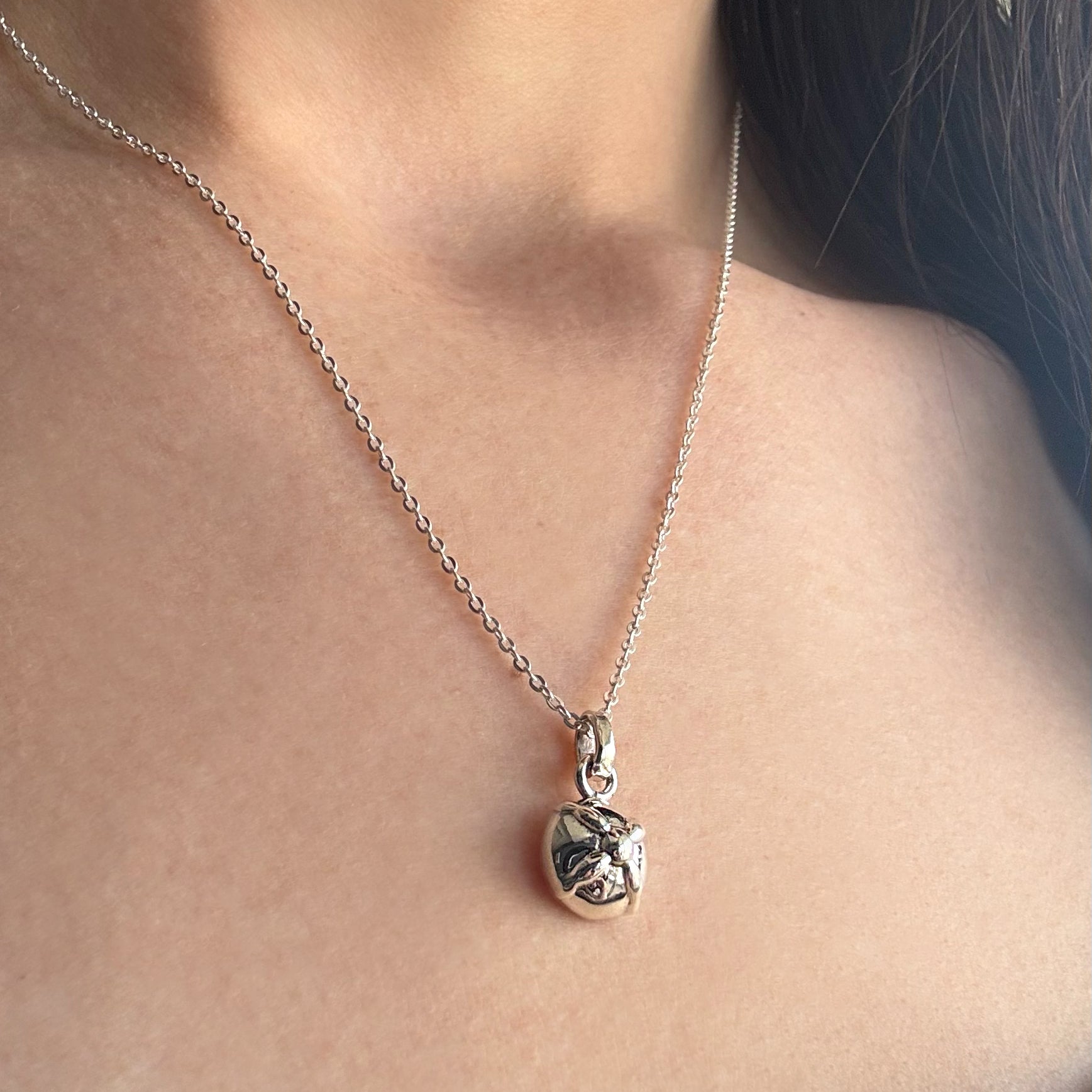 Collar Pan de Muerto Plata