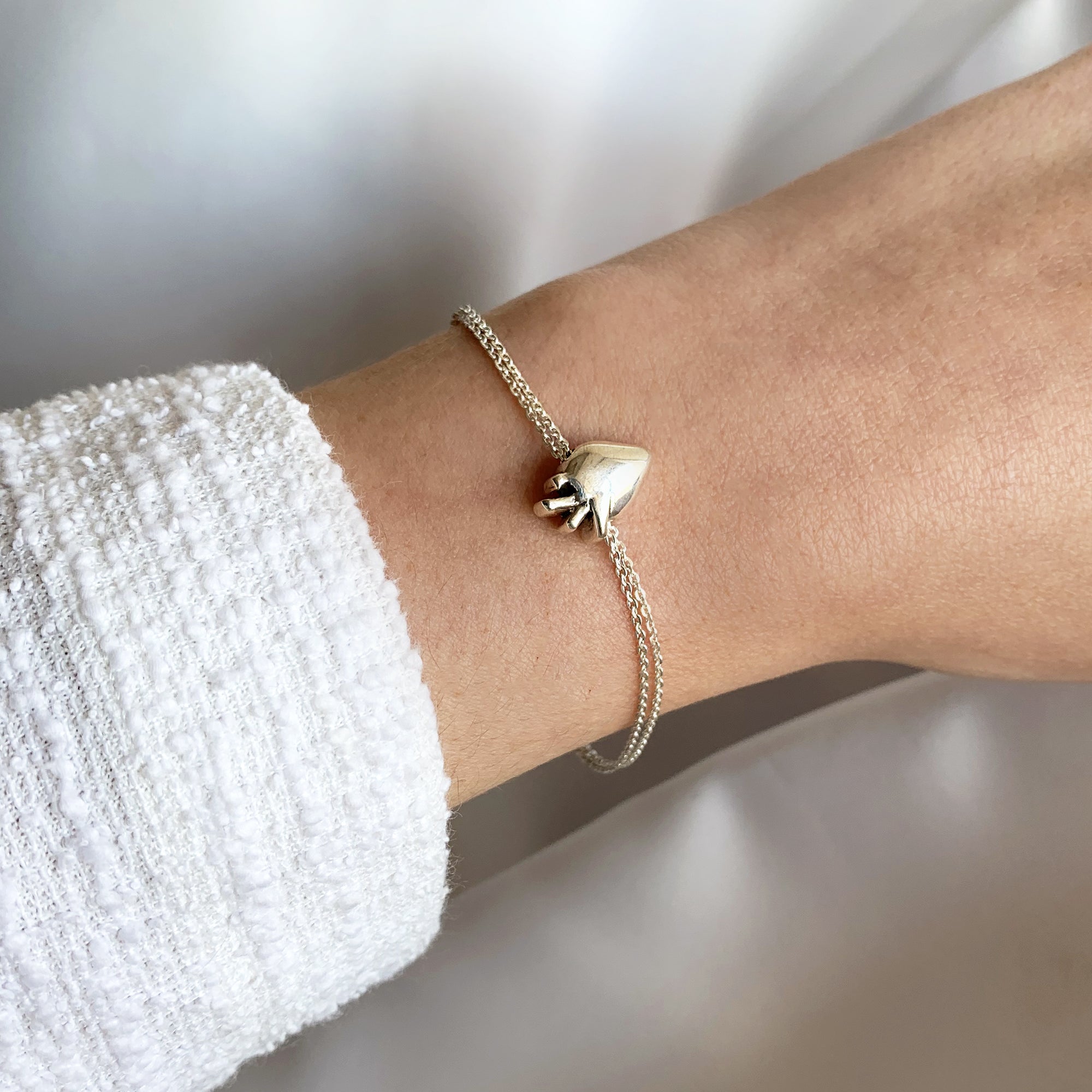 Set Corazón Mexicano Plata - Sin Anillo