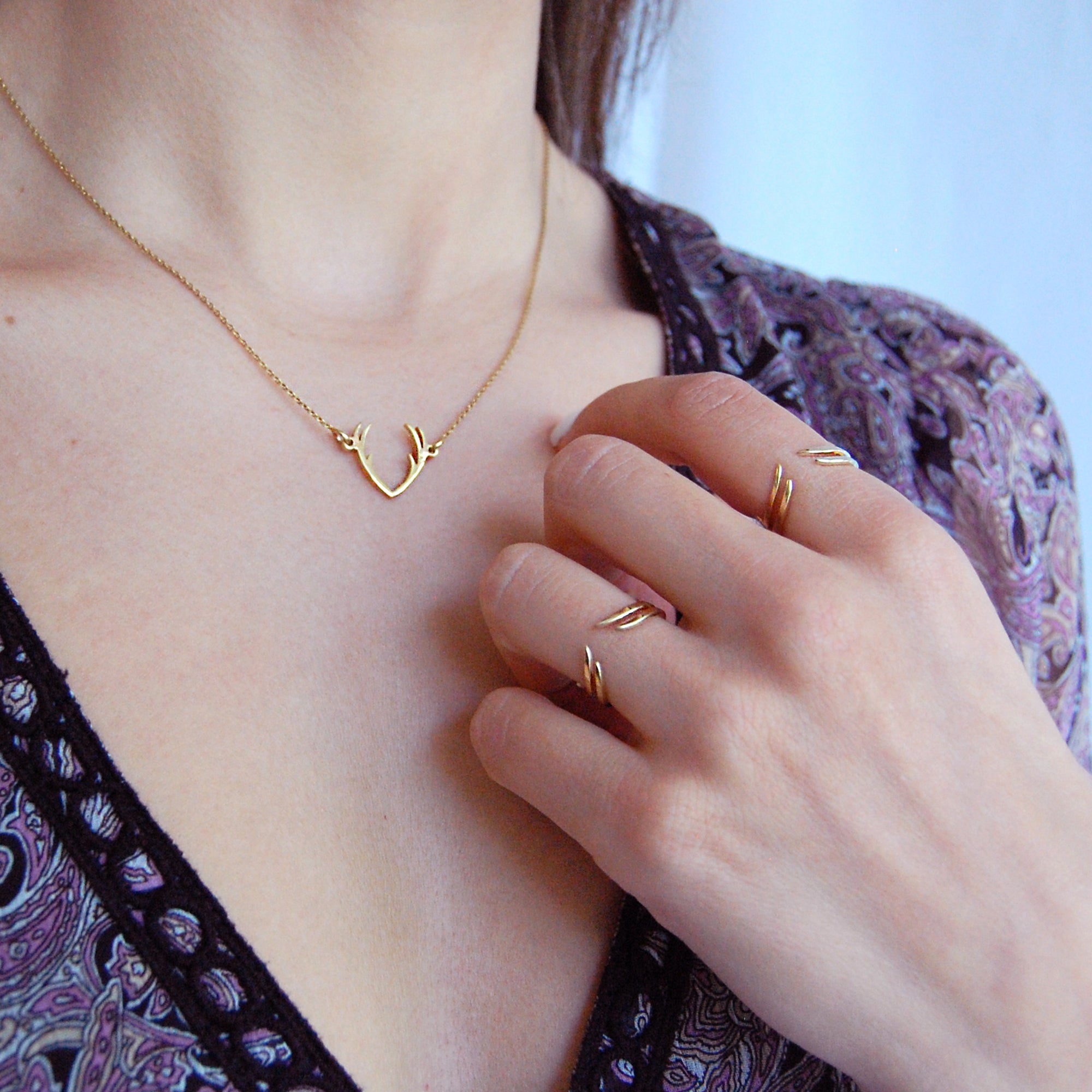 Gold Vermeil Venado Ring