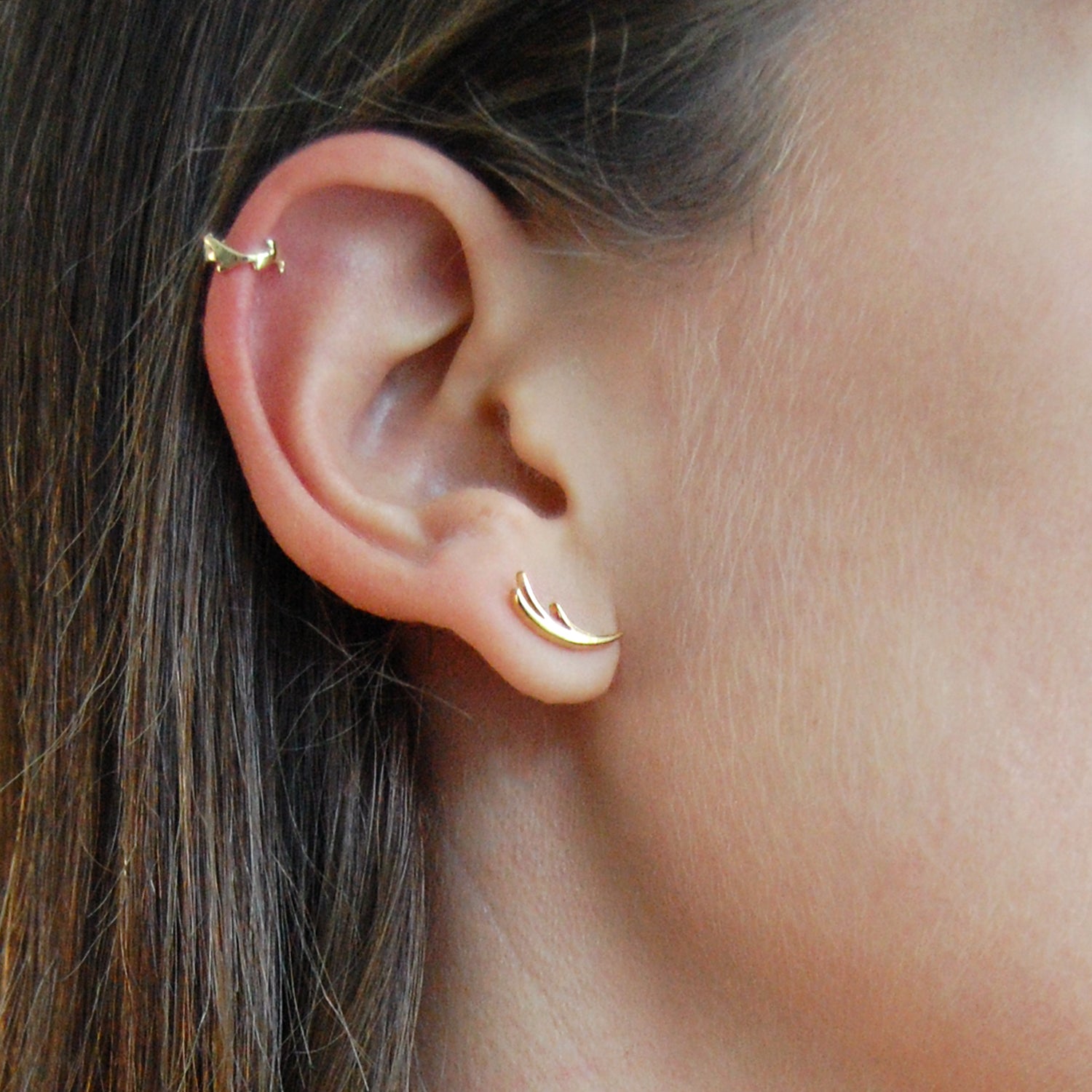 Gold Vermeil Granizo Earrings
