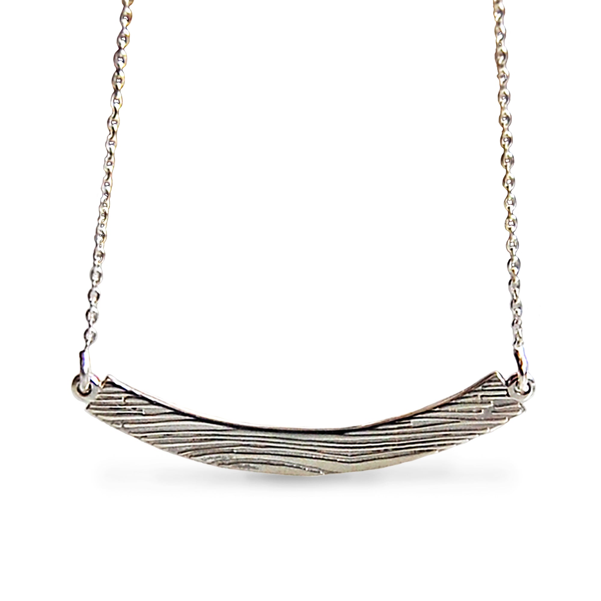 Collar Plata Diseño Mexicano Chinampa Xochimilco