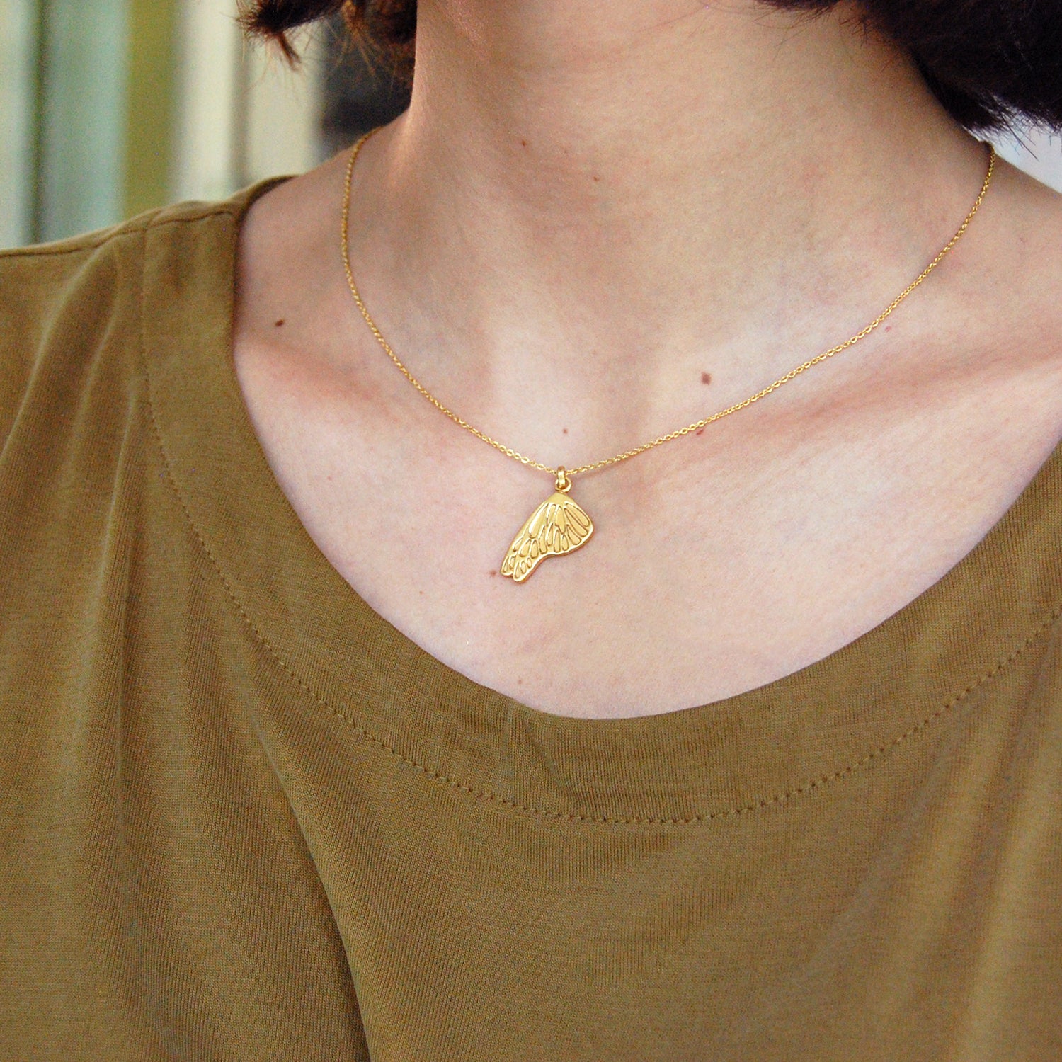 Dije Cadena Mariposa Monarca Joyeria Mexicana Moderna Plata de Ley