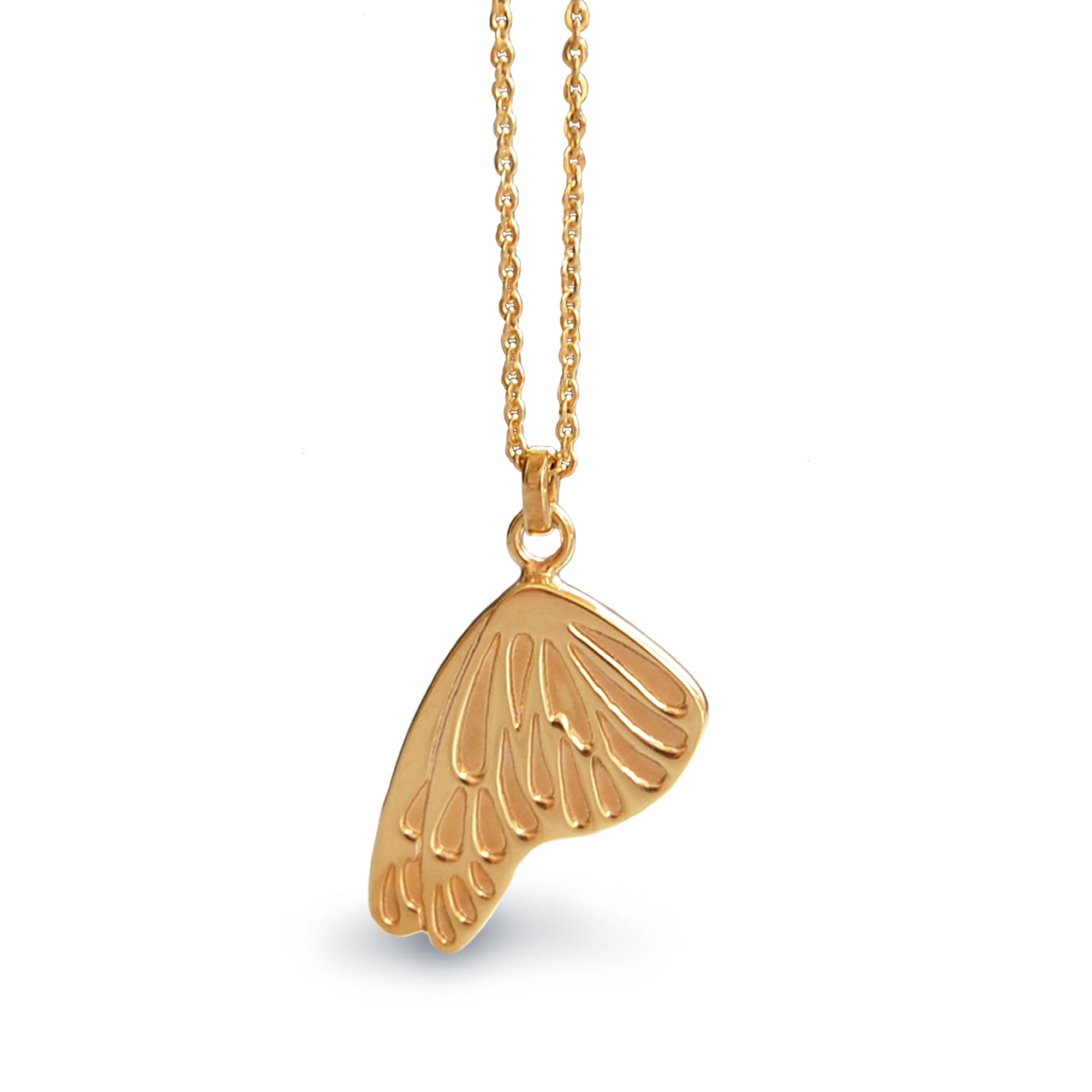 Dije Mariposa Monarca Baño de Oro 14 quilates