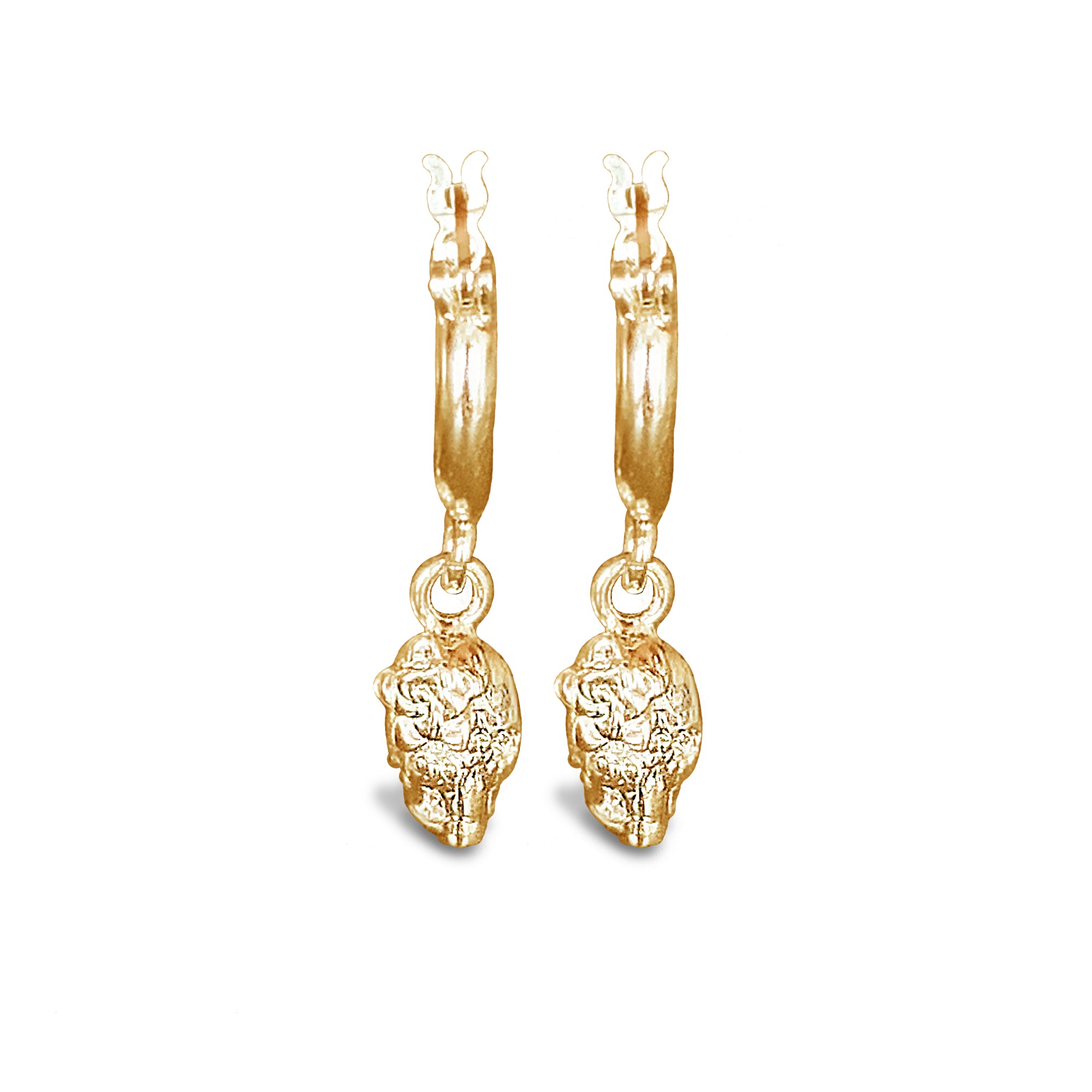 Mini Arracadas Catrina Dorado