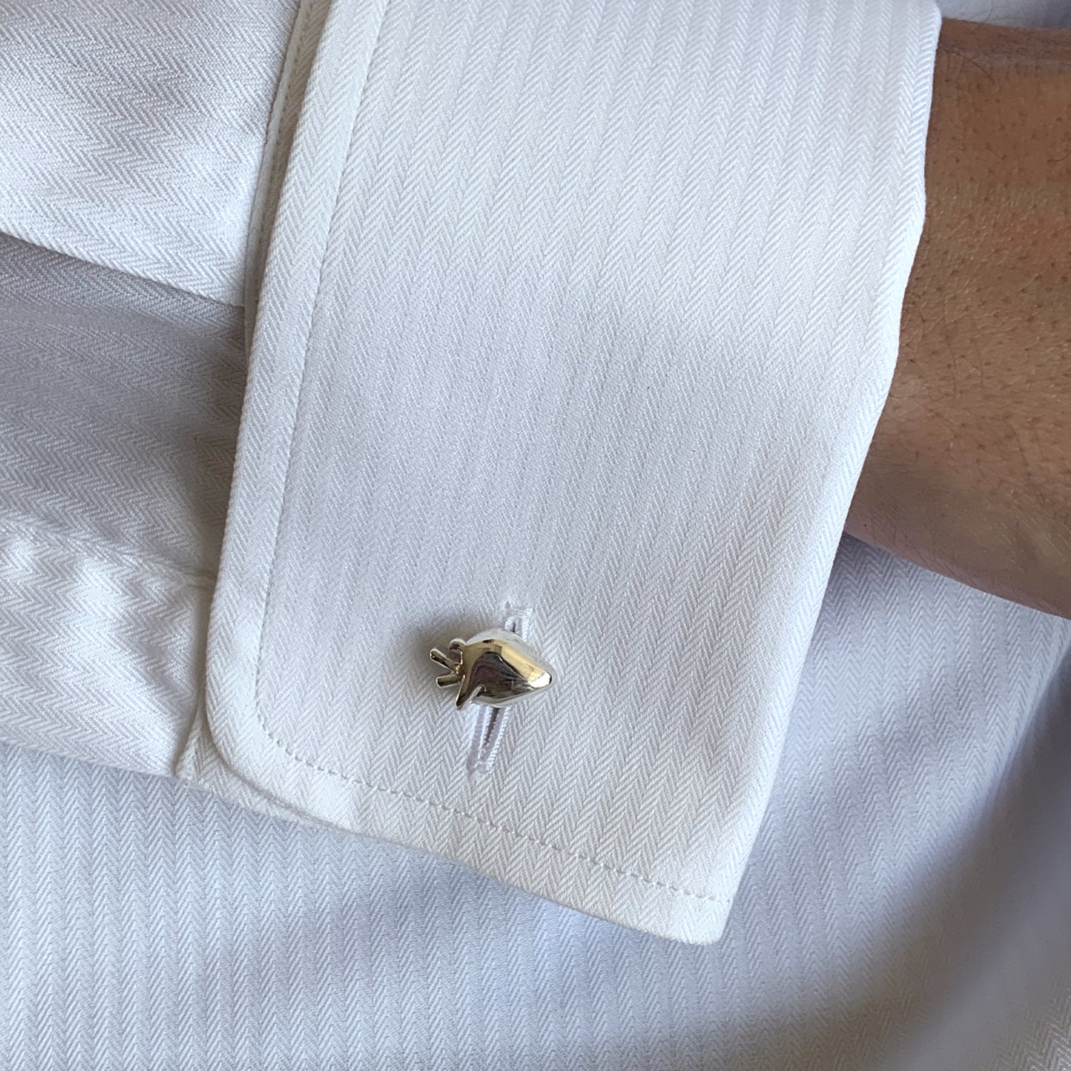 Macuernillas Corazón Mexicano Plata