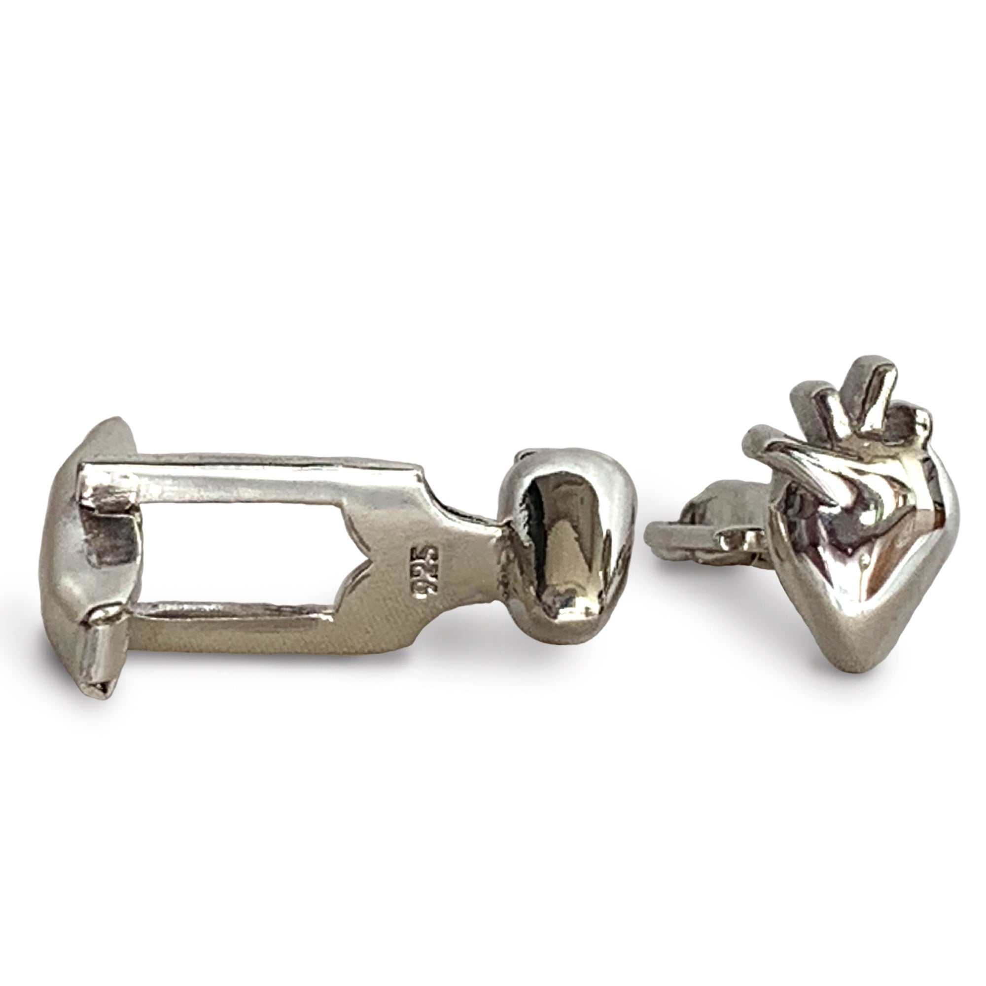 Macuernillas Corazón Mexicano Plata