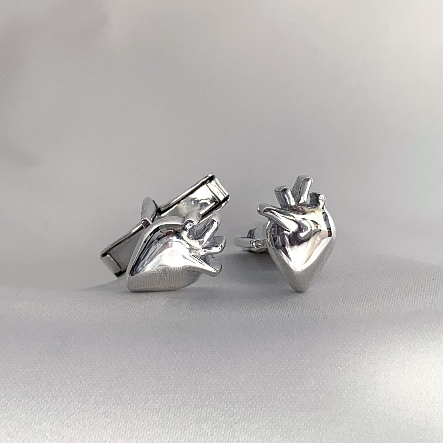 Macuernillas Corazón Mexicano Plata