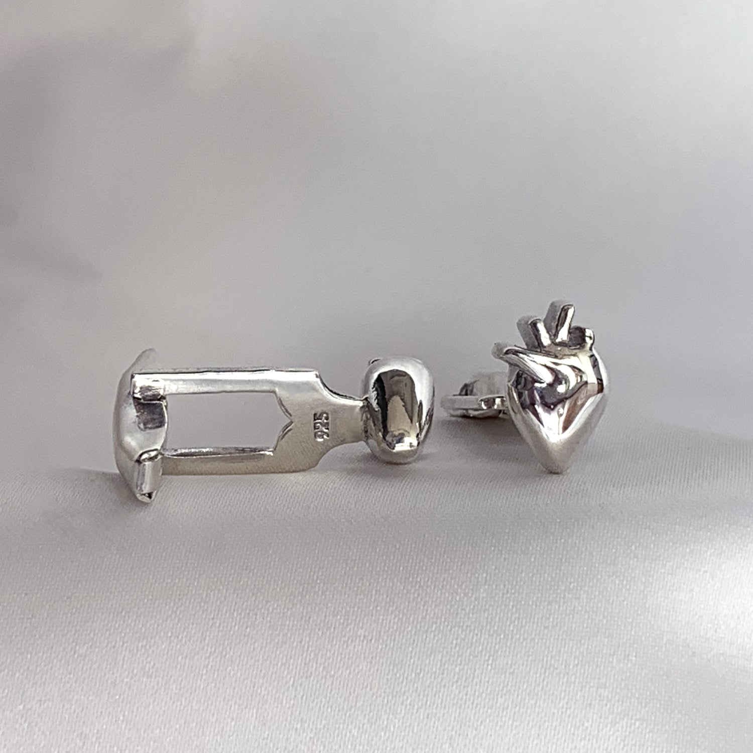 Macuernillas Corazón Mexicano Plata