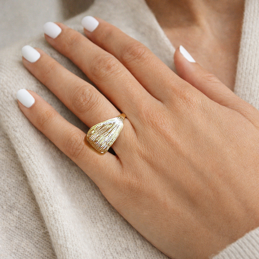 Anillo Cempasúchil Dorado