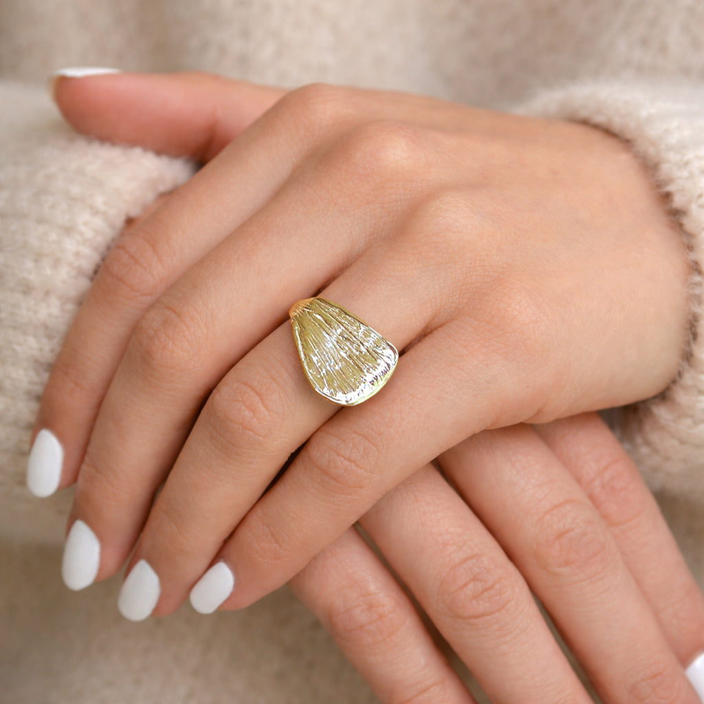 Anillo Cempasúchil Dorado