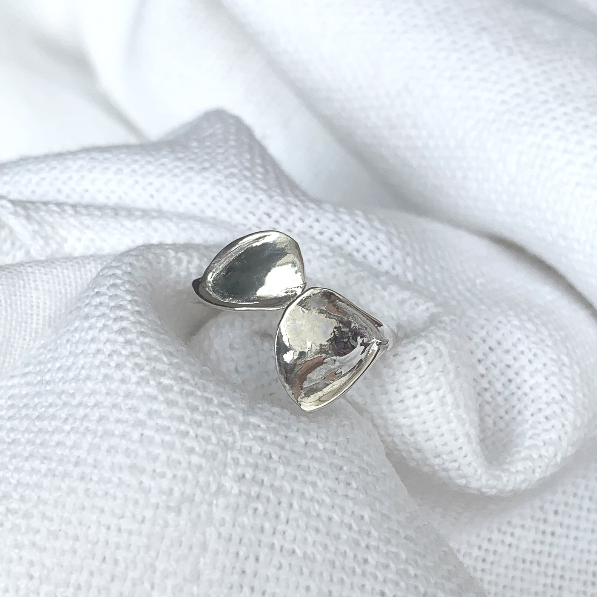 Anillo Ajustable Clasico Plata Hecho a Mano