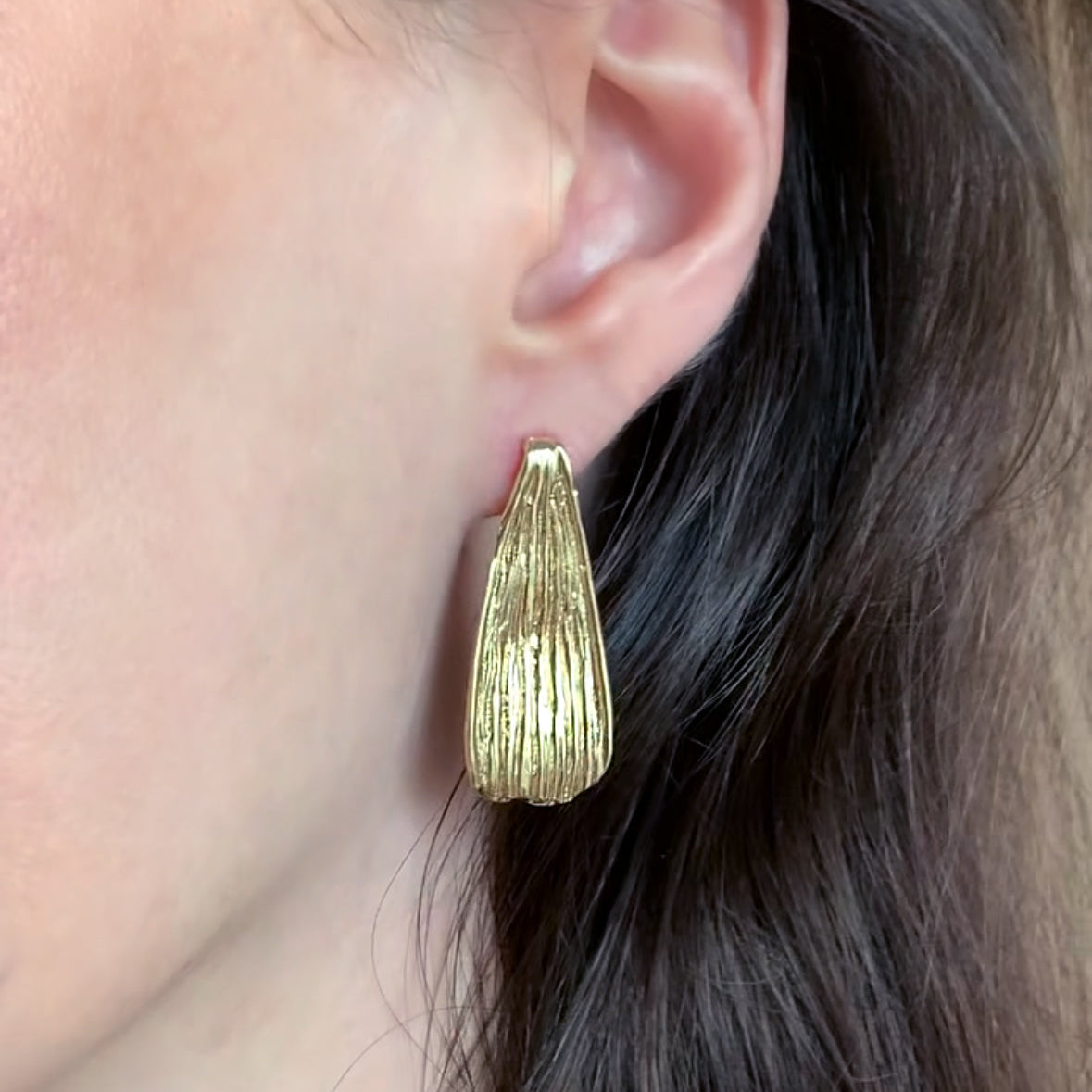 Aretes Petalo de Flor de Cempasuchil Altar de Dia de Muertos