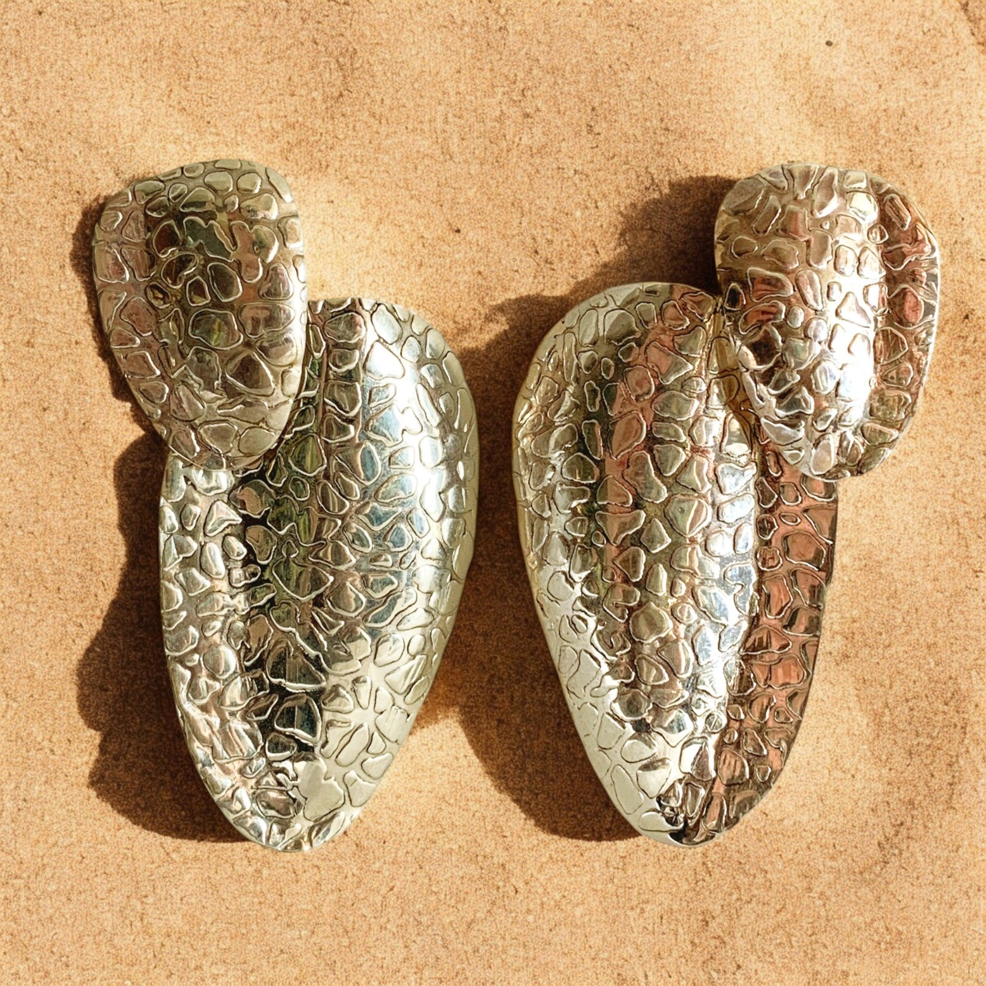 Aretes Para Boda Nopal Desierto Sonora Mexico Dorado 