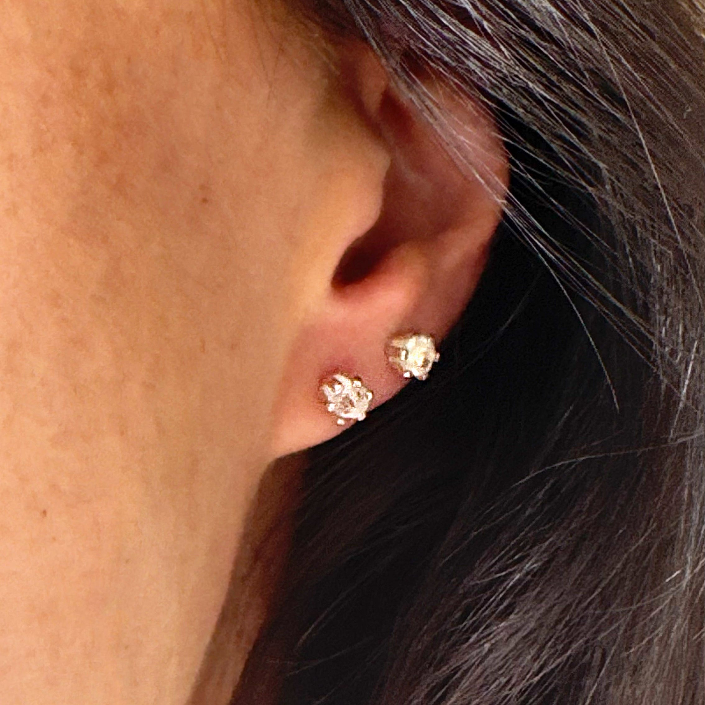 Piercings Aretes Piedra Luna Joyeria Artesanal