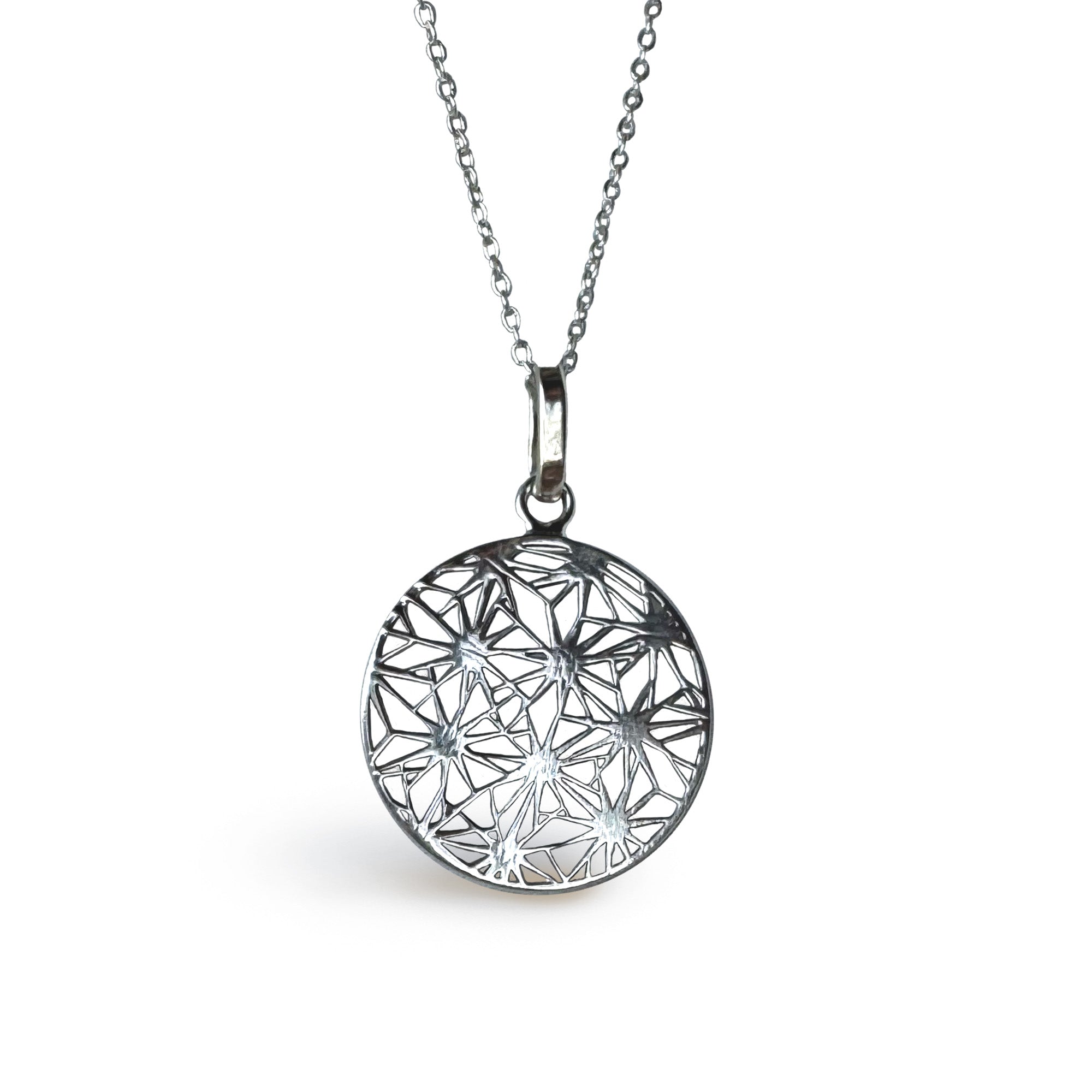 Collar Cactus Acuña Plata