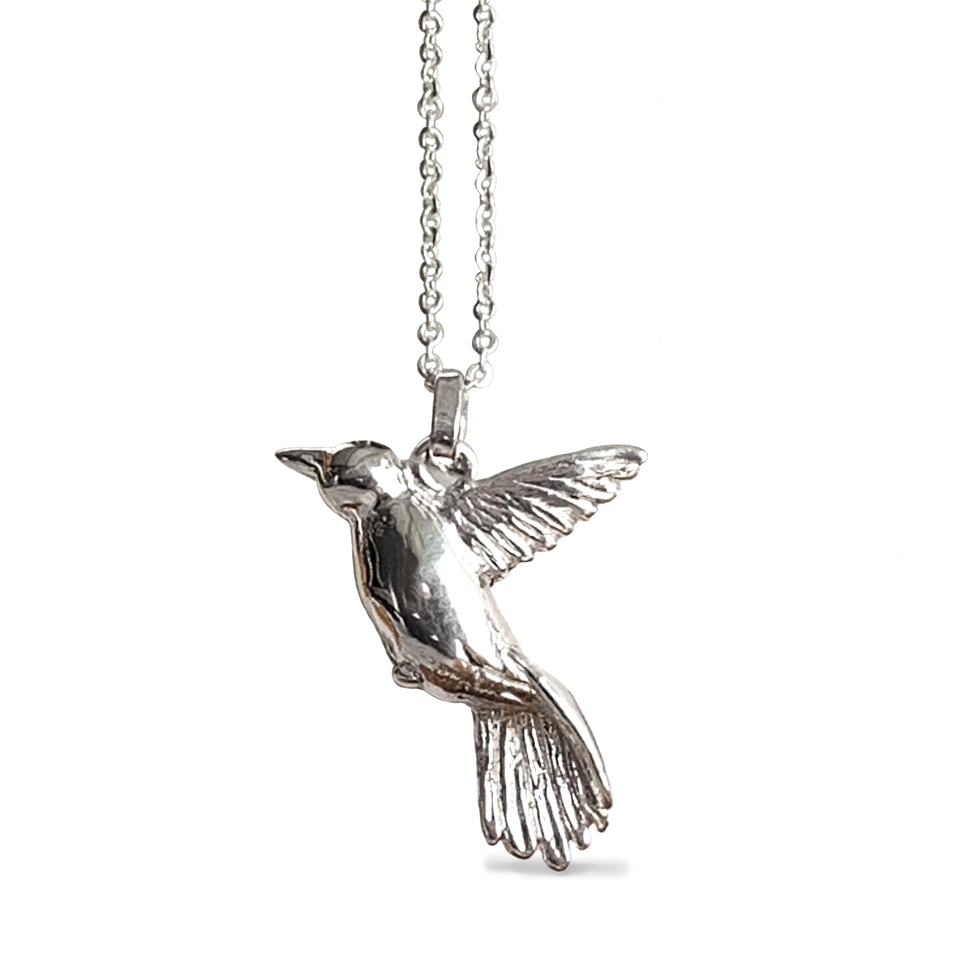 Dije Colibri de Plata de Ley Hecho en México Joyeria Moderna Mexicana