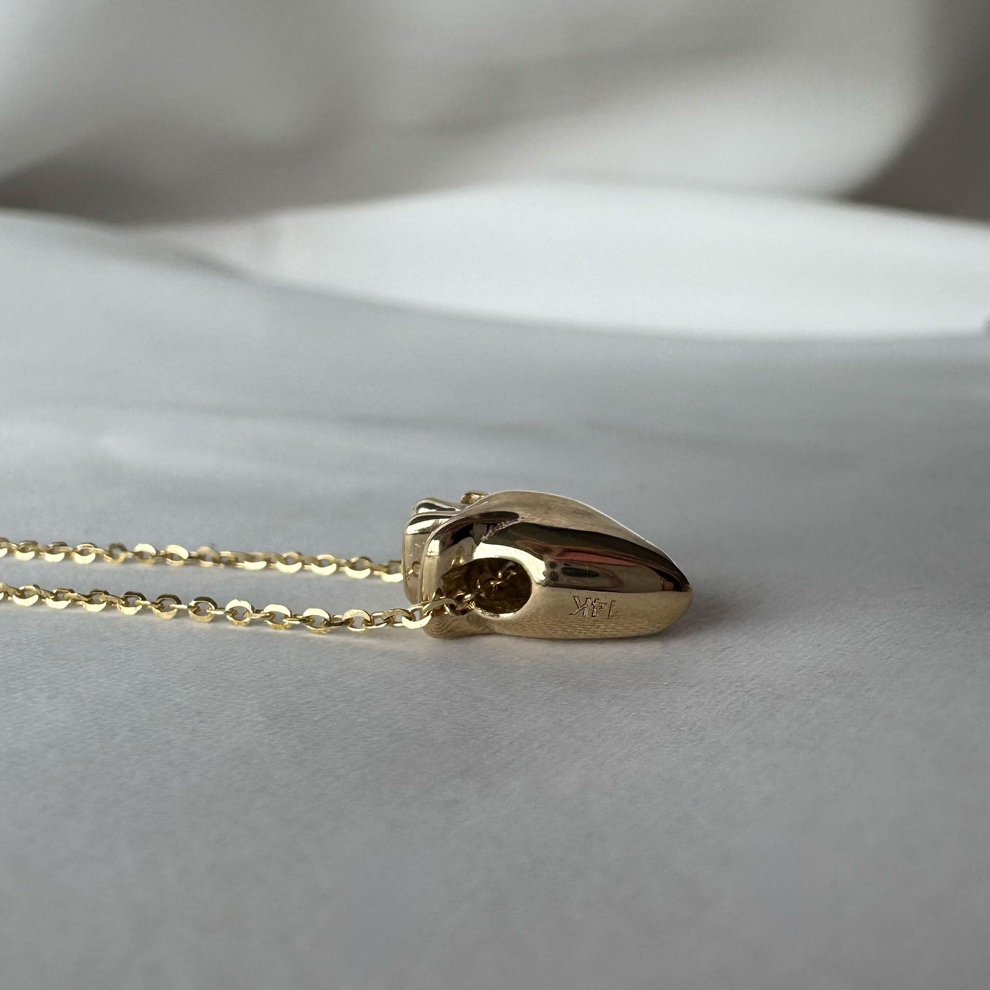 Gold Vermeil Corazón Mexicano Necklace