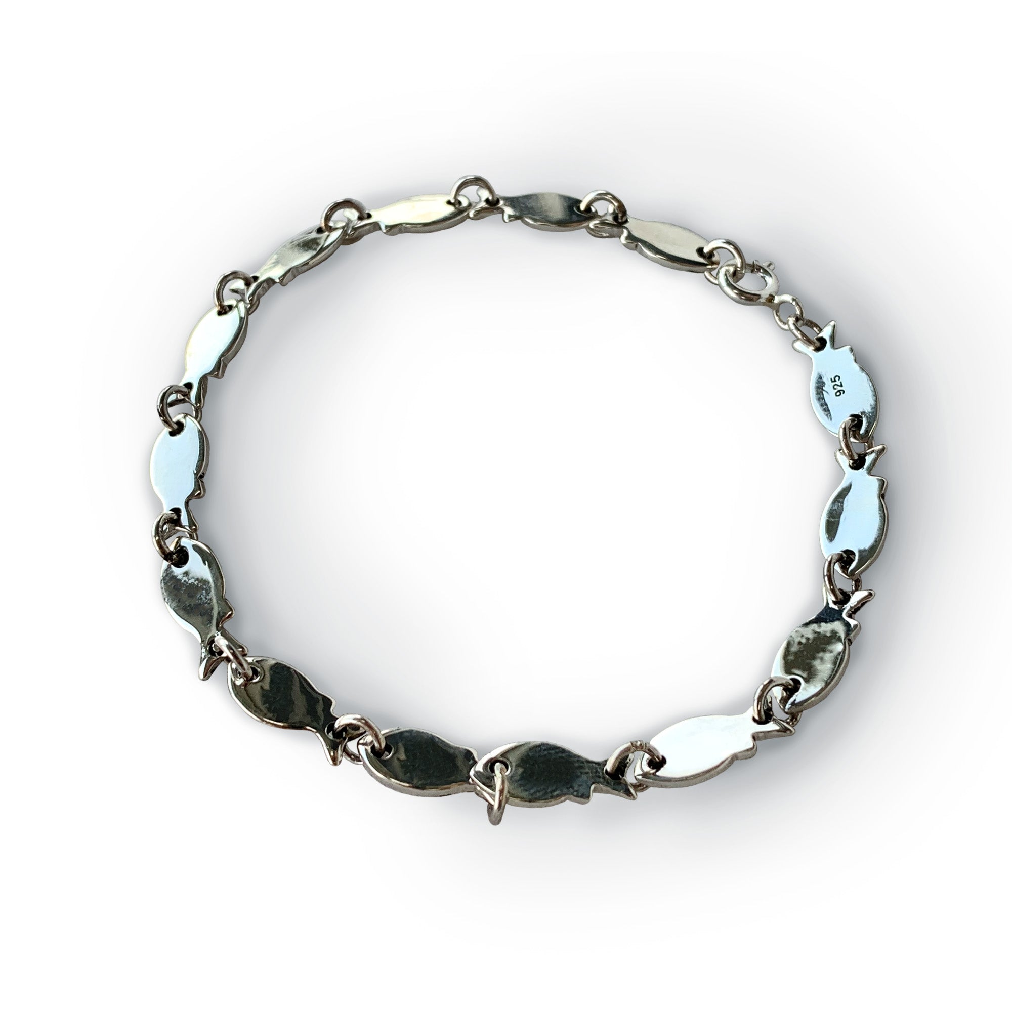 Pulsera Pescados Plata Castañuela Joyeria