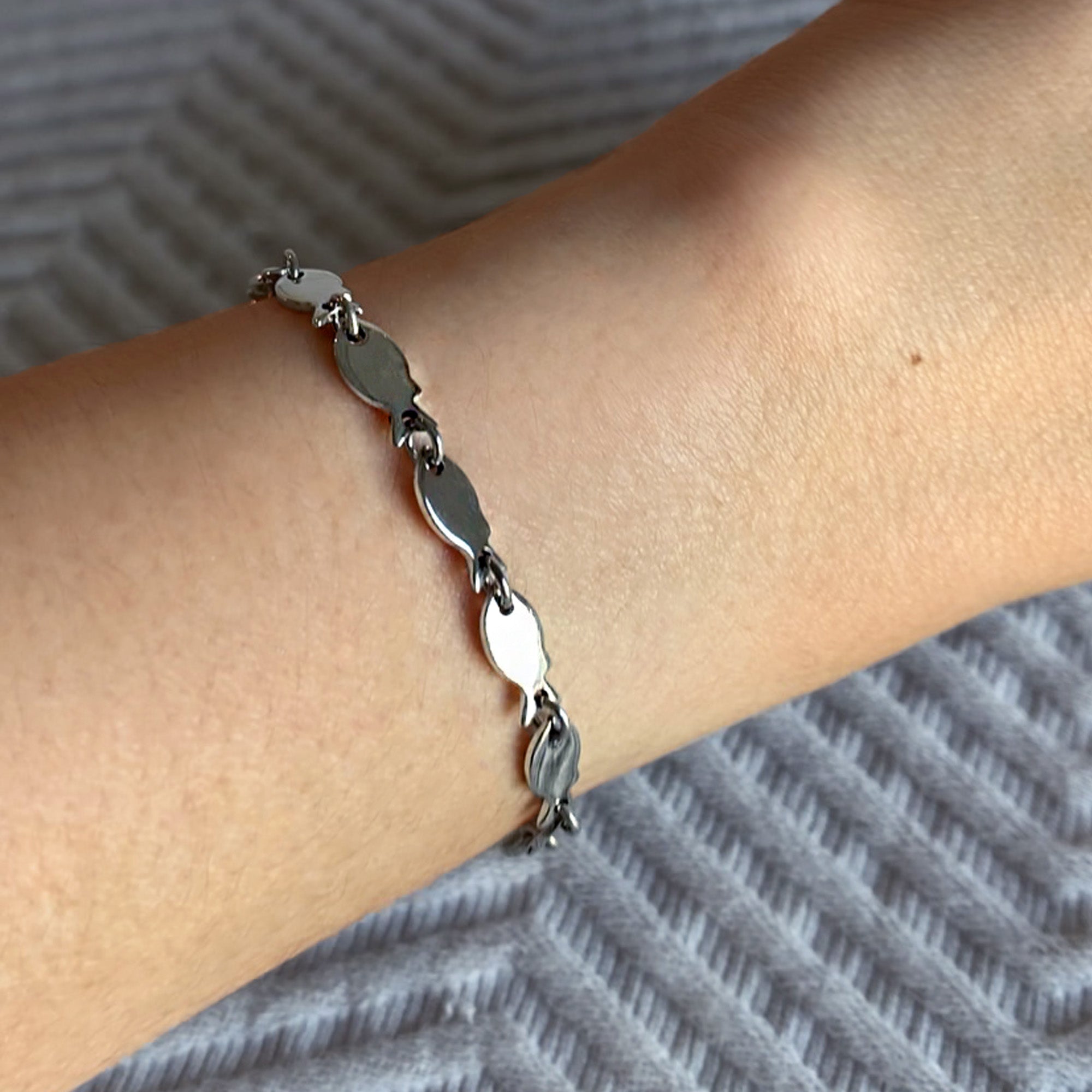 Pulsera Castañuela Plata