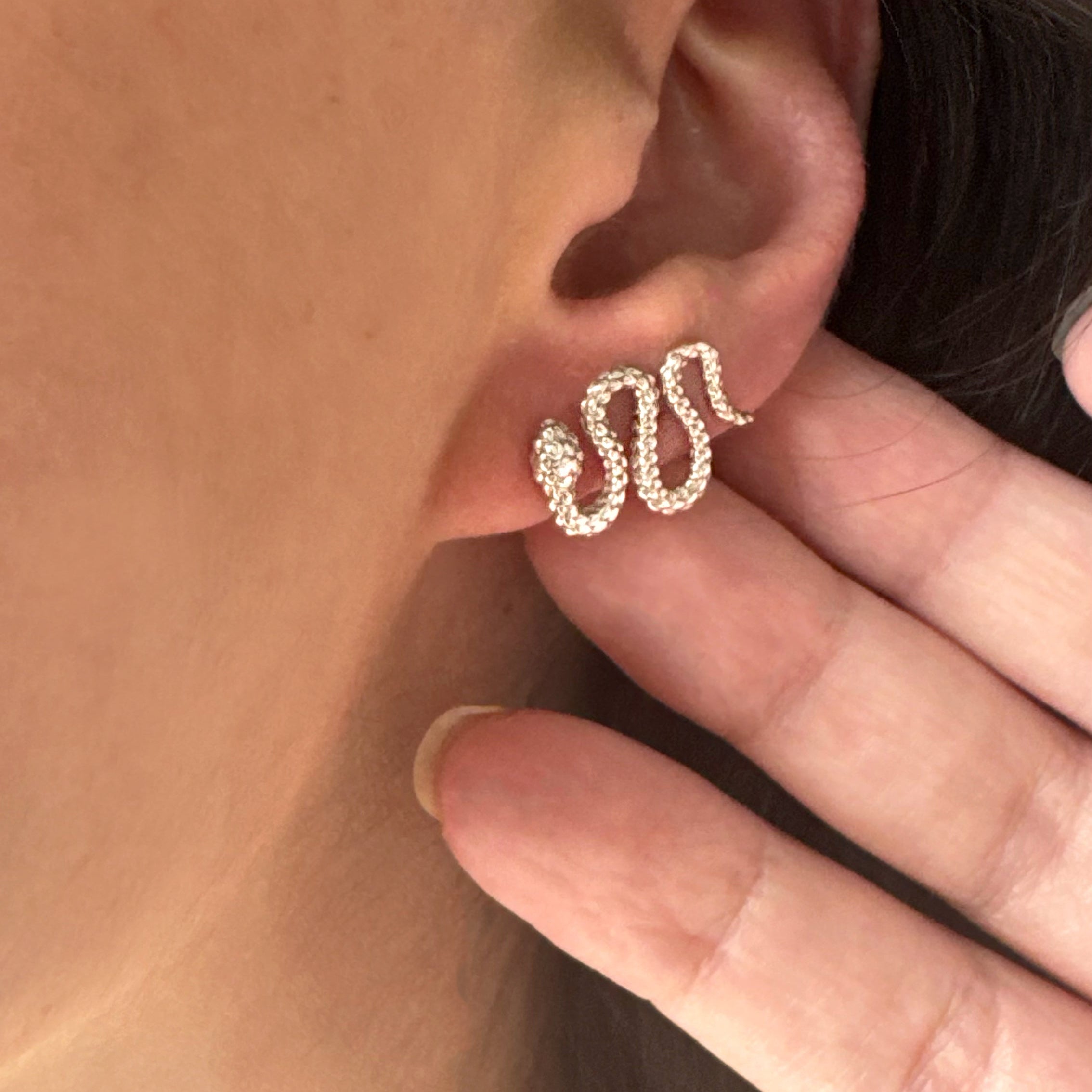 Aretes Trepadore Serpiente Emplumada Quetzalcoatl 