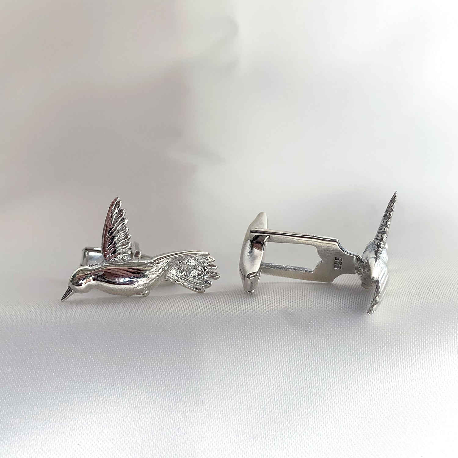 Silver Colibrí Cufflinks