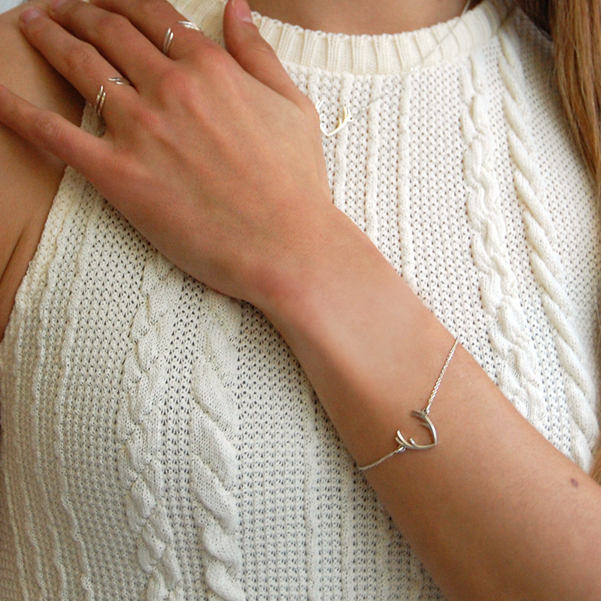 Pulsera Venado Plata